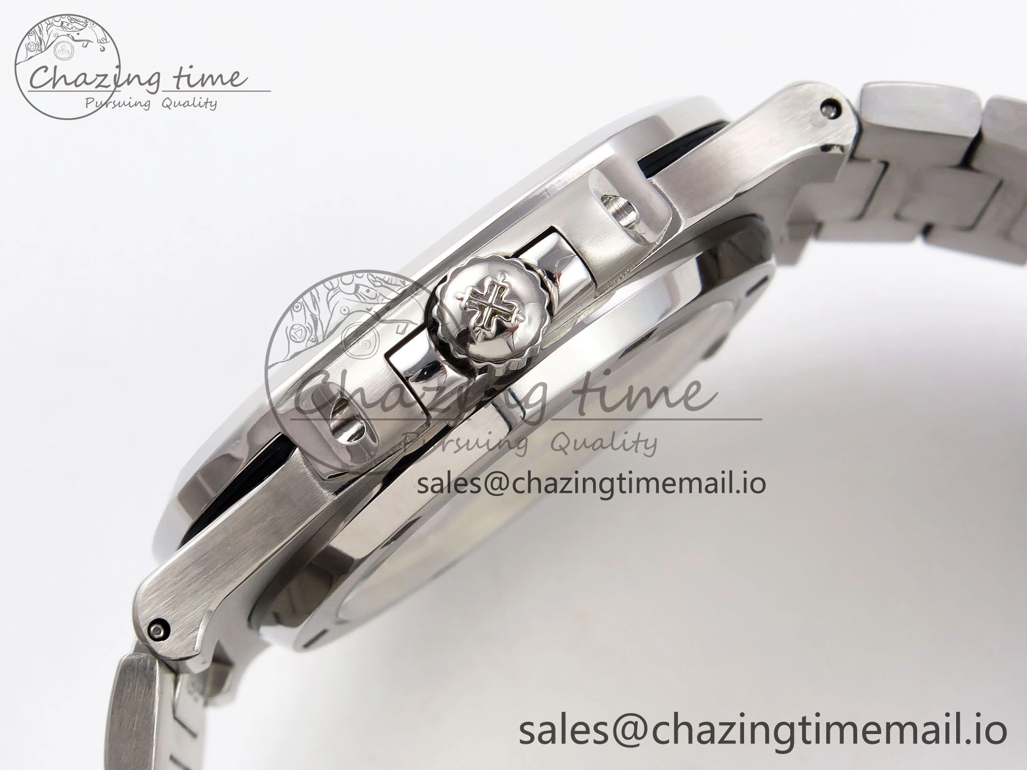 Trendy Nautilus Jumbo 5711 JJF 1:1 Best Edition Blue Textured Dial On SS Bracelet A324 V 8700