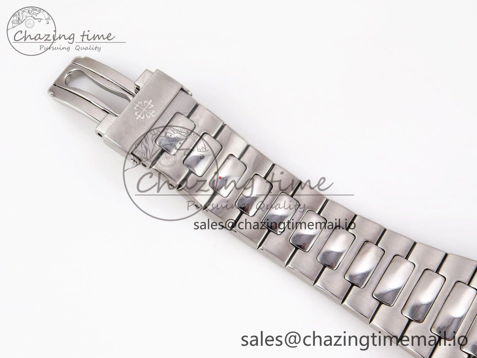 Nautilus Jumbo 5711 JJF 1:1 Best Edition White Textured Dial On SS Bracelet A324 V Soft 8699