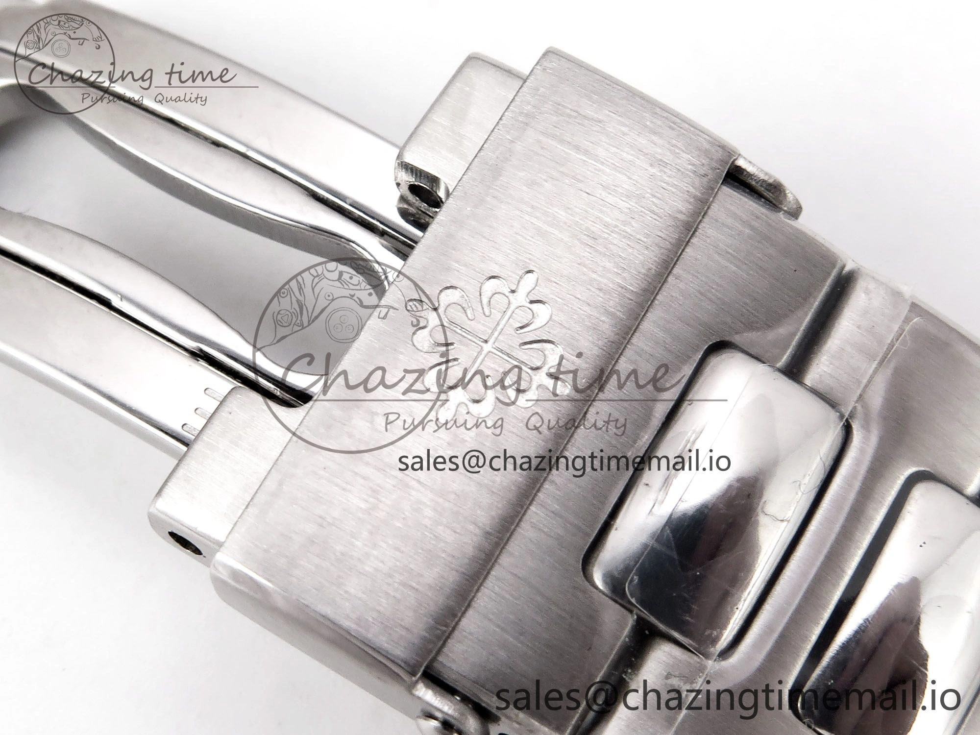 Nautilus Jumbo 5711 JJF 1:1 Best Edition White Textured Dial On SS Bracelet A324 V Soft 8699