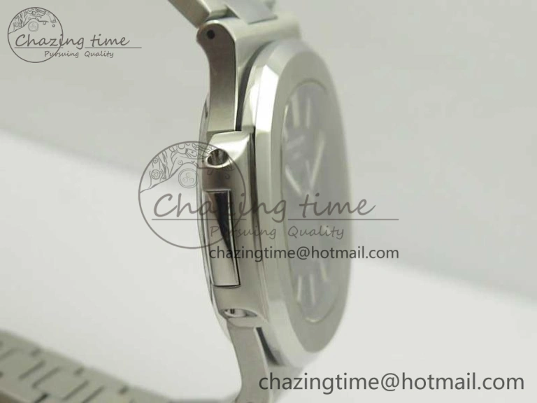 Comfortable Nautilus Jumbo 5711 MKF 1:1 Best Edition Black Textured Dial on SS Bracelet A324 Clone V 8988