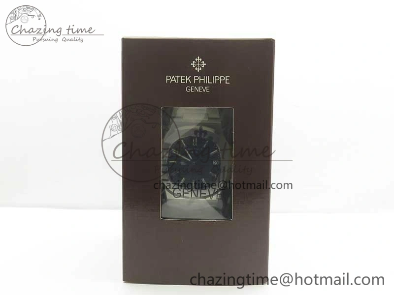 Comfortable Nautilus Jumbo 5711 MKF 1:1 Best Edition Black Textured Dial on SS Bracelet A324 Clone V 8988