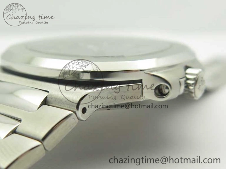Stylish Nautilus Jumbo 5711 MKF 1:1 Best Edition Blue Textured Dial on SS Bracelet A324 Clone V 8987