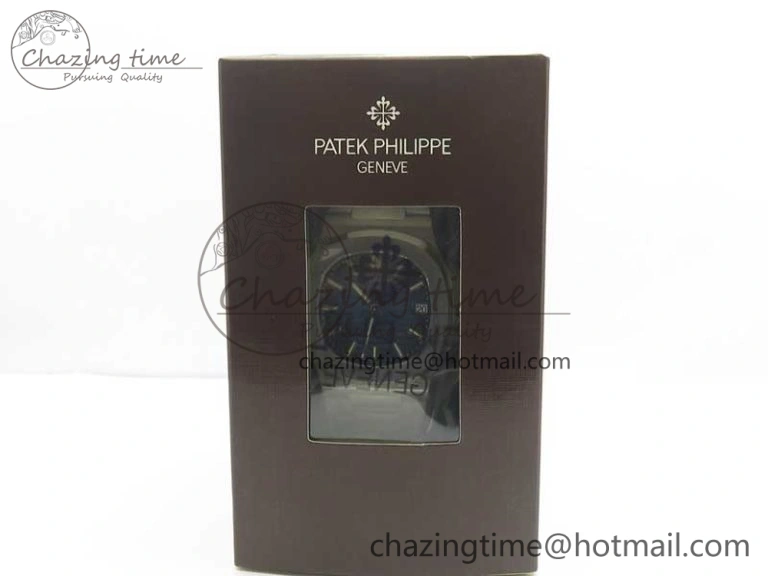 Stylish Nautilus Jumbo 5711 MKF 1:1 Best Edition Blue Textured Dial on SS Bracelet A324 Clone V 8987