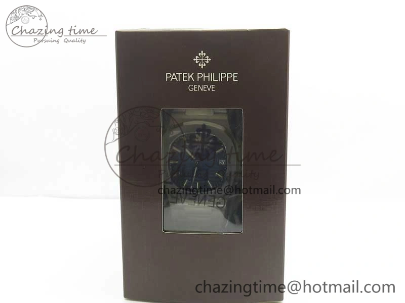 Stylish Nautilus Jumbo 5711 MKF 1:1 Best Edition Blue Textured Dial on SS Bracelet A324 Clone V 8987