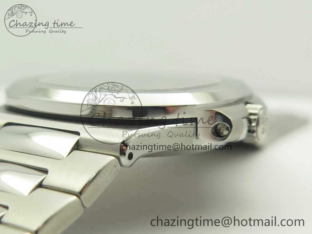 EyeCatching Nautilus Jumbo 5711 MKF 1:1 Best Edition Blue Textured Dial on SS Bracelet A324 Clone V 8976