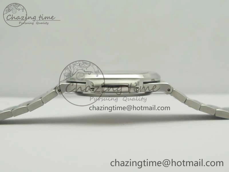 Comfortable Nautilus Jumbo 5711 MKF 1:1 Best Edition White Textured Dial on SS Bracelet A324 Clone V 8989