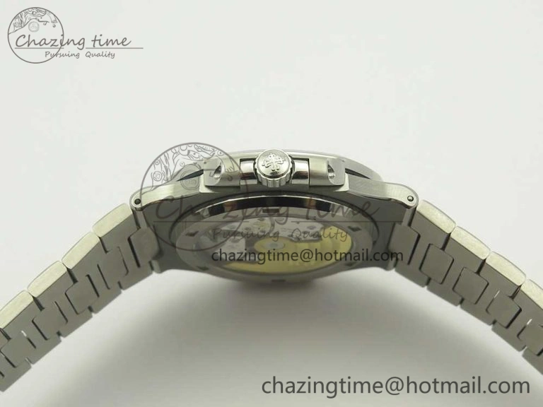 Durable Nautilus Jumbo 5711 MKF 1:1 Best Edition White Textured Dial on SS Bracelet A324 Clone V 8980