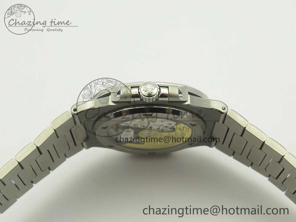 Durable Nautilus Jumbo 5711 MKF 1:1 Best Edition White Textured Dial on SS Bracelet A324 Clone V 8980