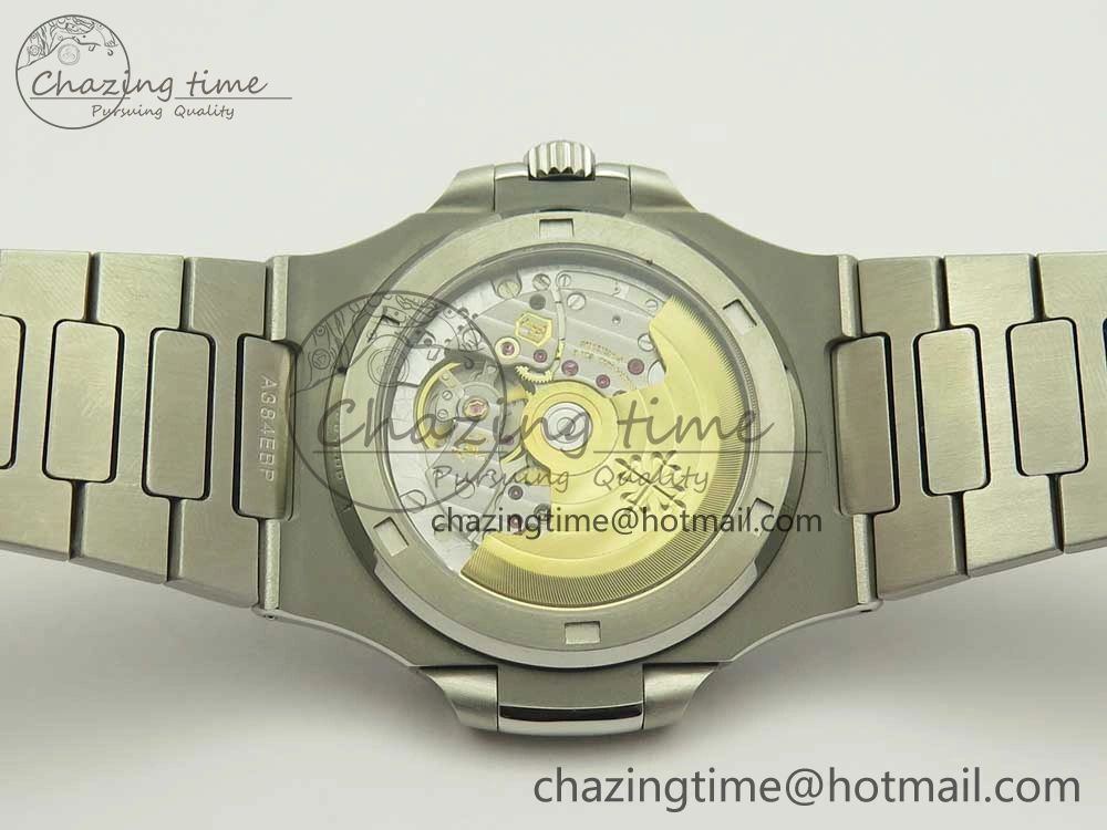 Durable Nautilus Jumbo 5711 MKF 1:1 Best Edition White Textured Dial on SS Bracelet A324 Clone V 8980