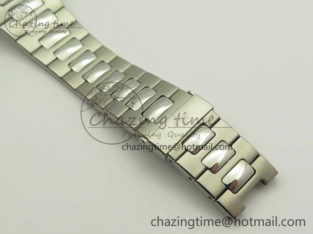 Durable Nautilus Jumbo 5711 MKF 1:1 Best Edition White Textured Dial on SS Bracelet A324 Clone V 8980