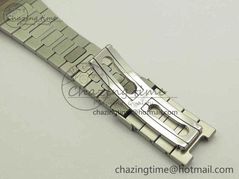 Durable Nautilus Jumbo 5711 MKF 1:1 Best Edition White Textured Dial on SS Bracelet A324 Clone V 8980