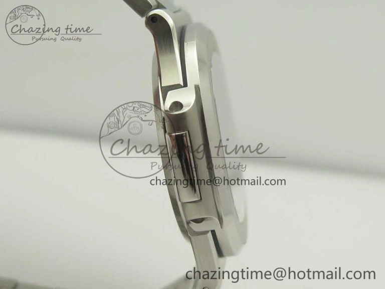 Durable Nautilus Jumbo 5711 MKF 1:1 Best Edition White Textured Dial on SS Bracelet A324 Clone V 8980