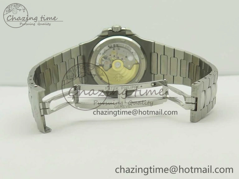 Durable Nautilus Jumbo 5711 MKF 1:1 Best Edition White Textured Dial on SS Bracelet A324 Clone V 8980