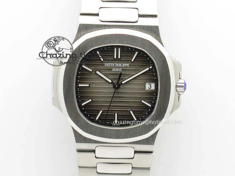 Nautilus Jumbo 5711 MKF Best Version Gray Dial On Bracelet A2824 PP324CS V Thermal 9079