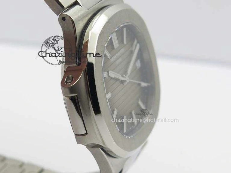 Nautilus Jumbo 5711 MKF Best Version Gray Dial On Bracelet A2824 PP324CS V Thermal 9079