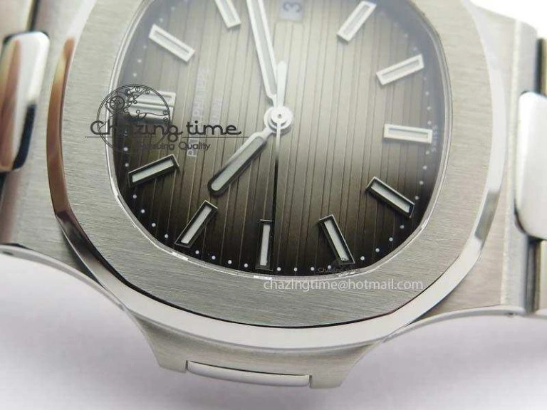 Nautilus Jumbo 5711 MKF Best Version Gray Dial On Bracelet A2824 PP324CS V Thermal 9079