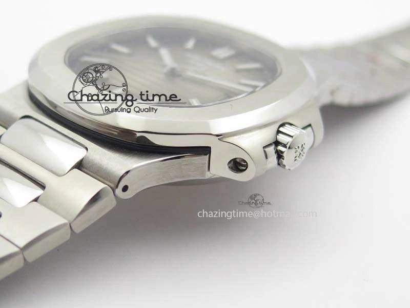 Nautilus Jumbo 5711 MKF Best Version Gray Dial On Bracelet A2824 PP324CS V Thermal 9079