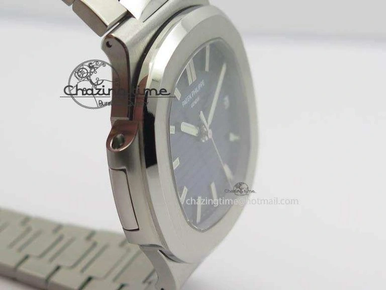 Nautilus Jumbo 5711 PF 1:1 Best Version Blue Dial On SS Bracelet A324 Clone Stretchable 9039