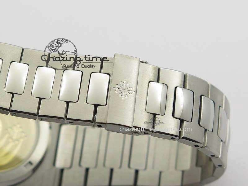 SoftTouch Nautilus Jumbo 5711 PF 1:1 Best Version Gray Dial On SS Bracelet A324 Clone 9042