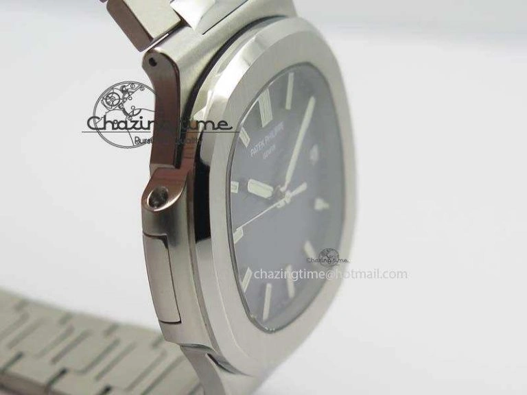 SoftTouch Nautilus Jumbo 5711 PF 1:1 Best Version Gray Dial On SS Bracelet A324 Clone 9042