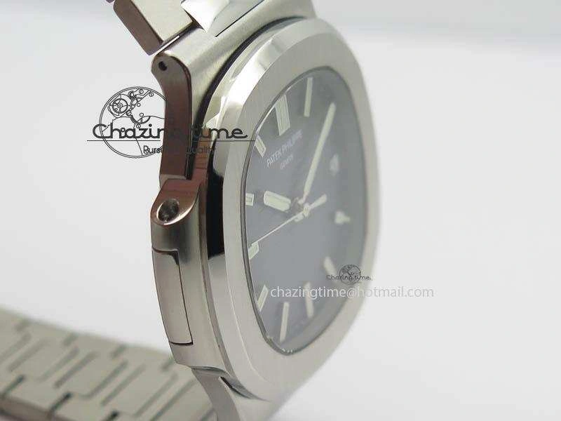 SoftTouch Nautilus Jumbo 5711 PF 1:1 Best Version Gray Dial On SS Bracelet A324 Clone 9042