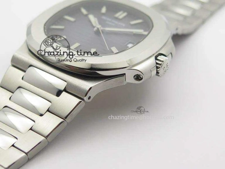 SoftTouch Nautilus Jumbo 5711 PF 1:1 Best Version Gray Dial On SS Bracelet A324 Clone 9042