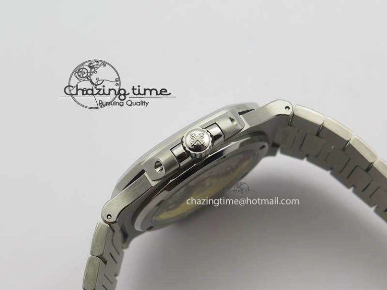 SoftTouch Nautilus Jumbo 5711 PF 1:1 Best Version Gray Dial On SS Bracelet A324 Clone 9042