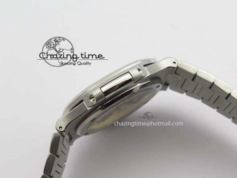 SoftTouch Nautilus Jumbo 5711 PF 1:1 Best Version Gray Dial On SS Bracelet A324 Clone 9042