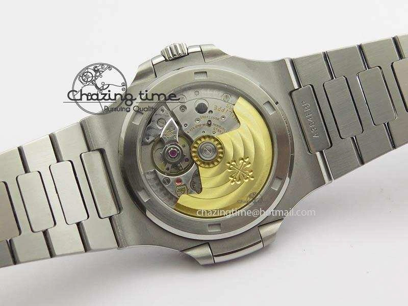 SoftTouch Nautilus Jumbo 5711 PF 1:1 Best Version Gray Dial On SS Bracelet A324 Clone 9042