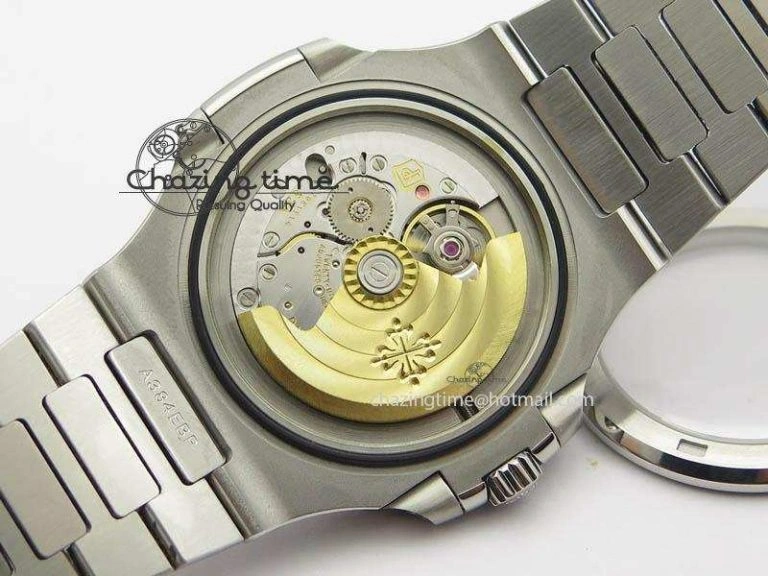 SoftTouch Nautilus Jumbo 5711 PF 1:1 Best Version Gray Dial On SS Bracelet A324 Clone 9042