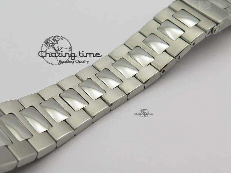 SoftTouch Nautilus Jumbo 5711 PF 1:1 Best Version Gray Dial On SS Bracelet A324 Clone 9042