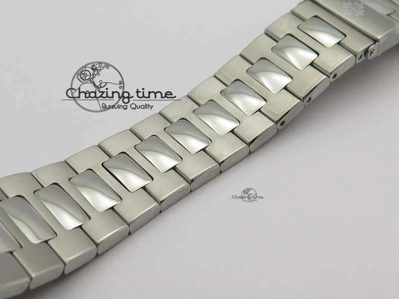 SoftTouch Nautilus Jumbo 5711 PF 1:1 Best Version Gray Dial On SS Bracelet A324 Clone 9042