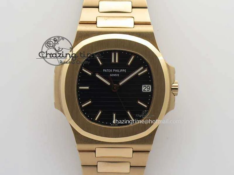 Nautilus Jumbo 5711 RG BP Maker Best Edition Back Textured Dial On RG Bracelet A324CS StreetReady 9060
