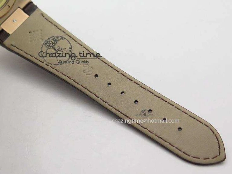 Stylish Nautilus Jumbo 5711 RG BP-Maker V2 Edition Brown Dial On Brown Leather Strap MIYOTA 9015 PP324CS 9103