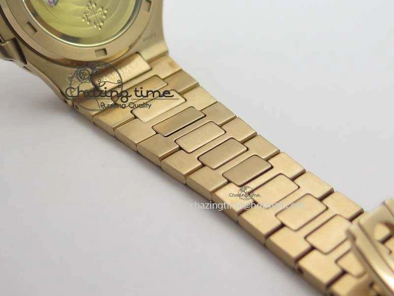 Nautilus Jumbo 5711 RG JJF Best Version Brown Dial On RG Bracelet A324CS ModernLook 9077