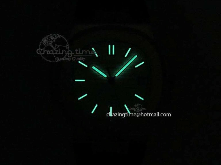 Nautilus Jumbo 5711 SS BP-Maker V2 Edition White Dial On Black Leather Strap MIYOTA 9015 PP324CS Resilient 9098