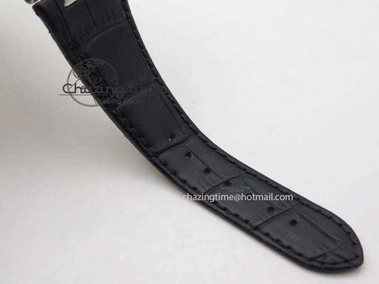 Nautilus Jumbo 5711 SS BP-Maker V2 Edition White Dial On Black Leather Strap MIYOTA 9015 PP324CS Resilient 9098