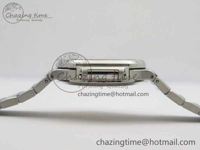 Nautilus Jumbo Ladies 7018 PF 1:1 Best Edition Blue Textured Dial On SS Bracelet A324 Clone Neat 9034