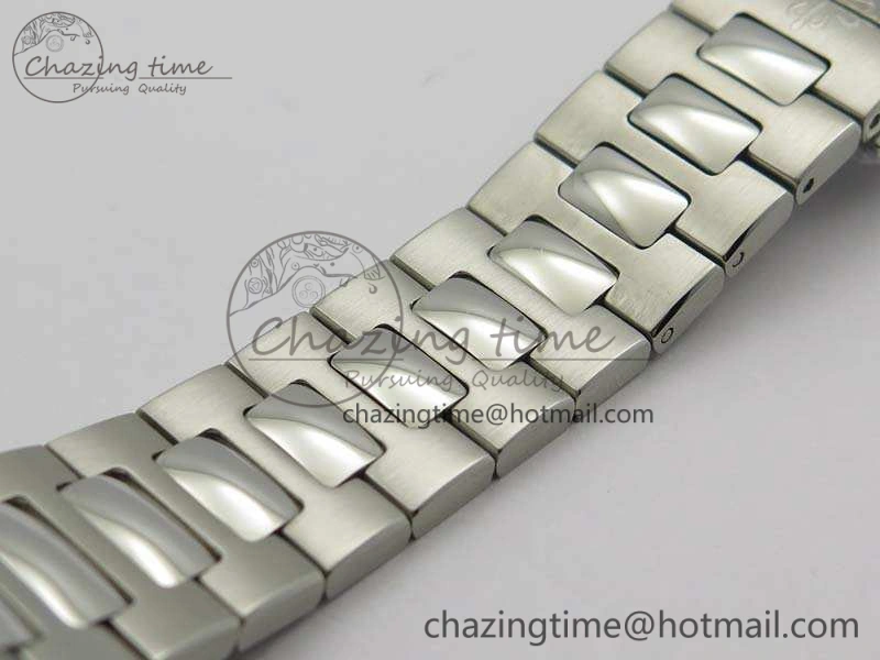 Nautilus Jumbo Ladies 7018 PF 1:1 Best Edition Blue Textured Dial On SS Bracelet A324 Clone Neat 9034