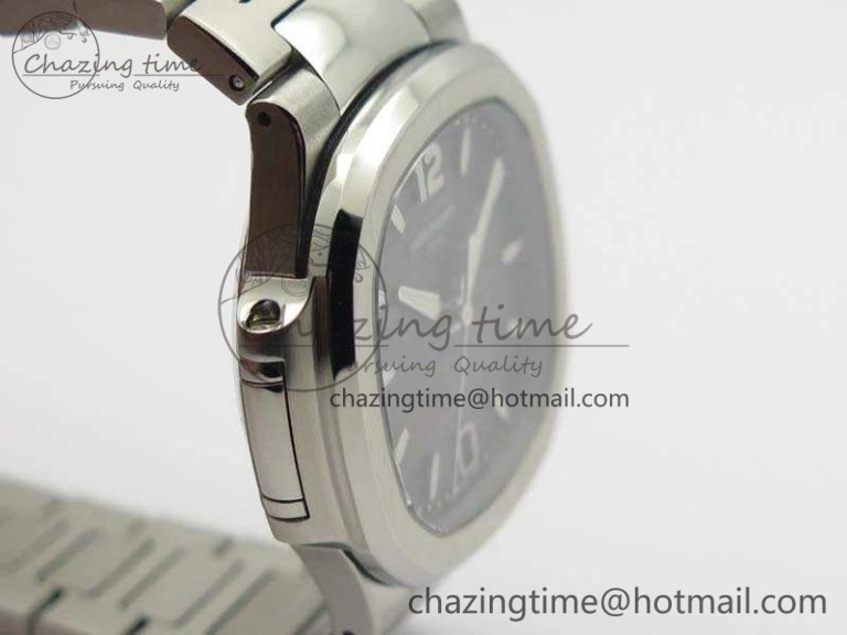 Nautilus Jumbo Ladies 7018 PF 1:1 Best Edition Gray Textured Dial On SS Bracelet A324 Clone Unisex 9036
