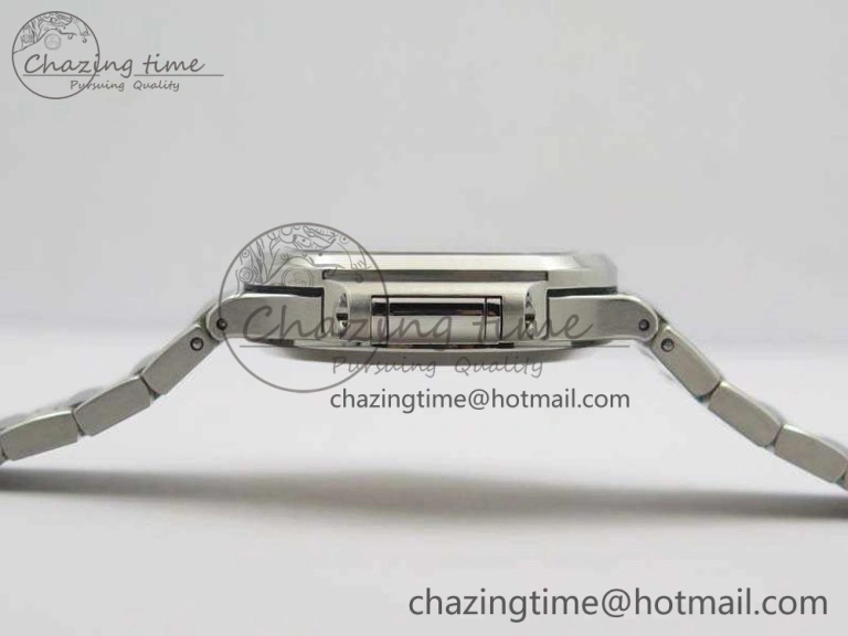 Nautilus Jumbo Ladies 7018 PF 1:1 Best Edition White Textured Dial On SS Bracelet A324 Clone MultiPurpose 9035