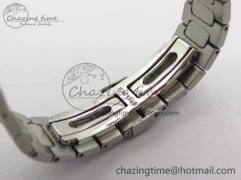 Nautilus Jumbo Ladies 7021 SS Full Paved Diamonds On Diamonds Plated SS Bracelet MIYOTA OnTrend 9041