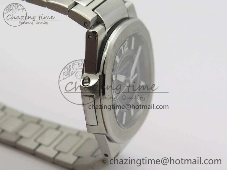 Nautilus Ladies 7011 SS JJF 1:1 Best Edition Black Dial On SS Bracelet ETA Quartz QuickDry 9046