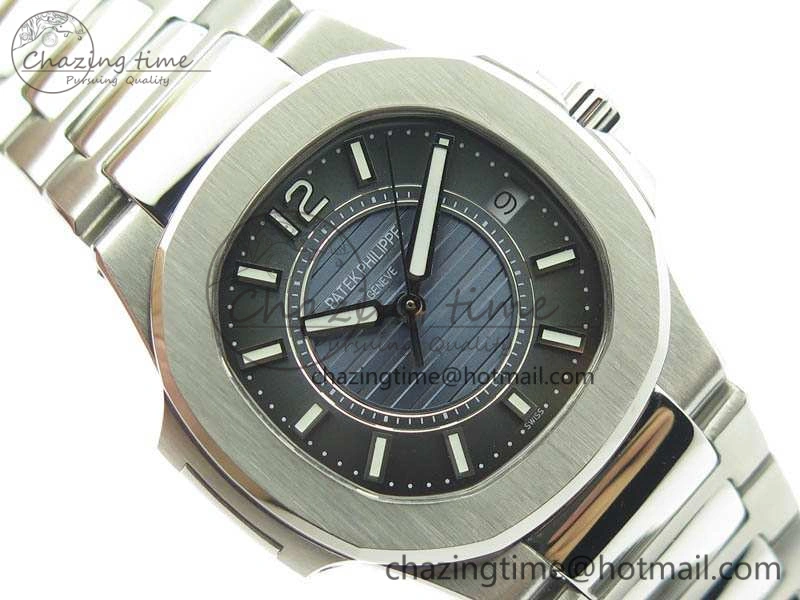 Comfortable Nautilus Ladies 7011 SS JJF 1:1 Best Edition Blue Dial On SS Bracelet ETA Quartz 9048