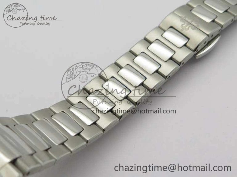 Nautilus Ladies 7011 SS JJF 1:1 Best Edition Diamond Bezel White Dial On SS Bracelet ETA Quartz SmoothTexture 9044