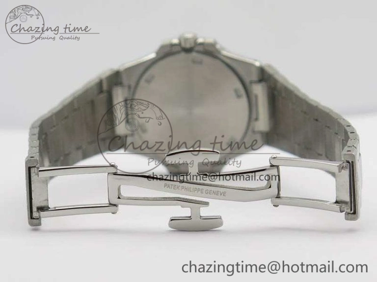 Nautilus Ladies 7011 SS JJF 1:1 Best Edition Diamond Bezel White Dial On SS Bracelet ETA Quartz SmoothTexture 9044