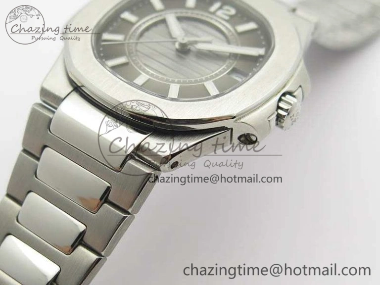 Supportive Nautilus Ladies 7011 SS JJF 1:1 Best Edition Gray Dial On SS Bracelet ETA Quartz 9049