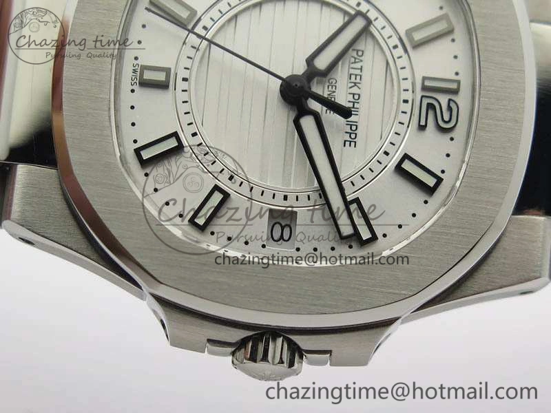 TopPick Nautilus Ladies 7011 SS JJF 1:1 Best Edition White Dial On SS Bracelet ETA Quartz 9047