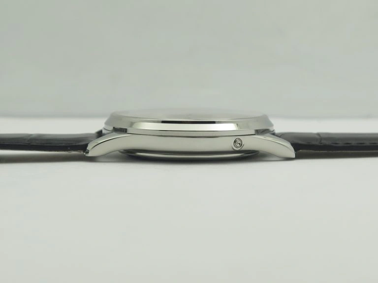 Nautilus Moonphase SS Black Dial On Black Leather Strap MIYOTA 9015 PP324CS Reliable 9084