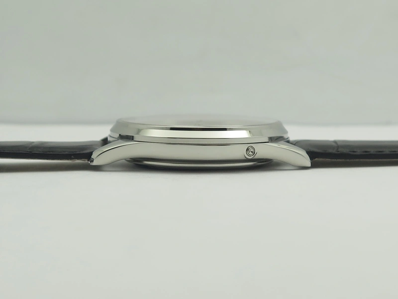 Nautilus Moonphase SS Black Dial On Black Leather Strap MIYOTA 9015 PP324CS Reliable 9084